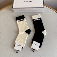 [100% Counter Genuine] Original C+ Fashion Men/Women Socks Soft and Skin-friendly Cotton Socks Comfortable Casual Mid-tube Socks Unisex