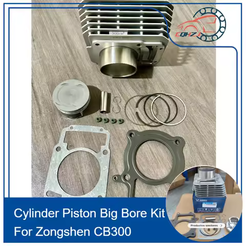 CQHZJ 75mm Cylinder Piston Big Bore Kit For Zongshen CB300 CB300RL ZS175FMN 169FMM 300cc Motorcycle 