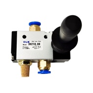 3 Way 2 Position 1/8 1/4 BSP Normally Closed Hand Lever Pneumatic Valve 3H210-08 3H310-10 3H410-15  