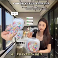 BRCC 6 in 1 6D Fragrance Laundry Gel Beads 168 Capsules Large Barrel Family Pack Concentrated Essenc