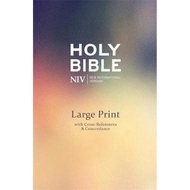 NIV Large Print Single-Column Deluxe Reference Bible : Hardback by New International Version (UK edition, hardcover)