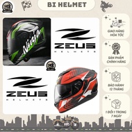 Zeus ZS1600 AK4 CARBON FINBER Premium Fullface Helmet with 2 Durable Glasses