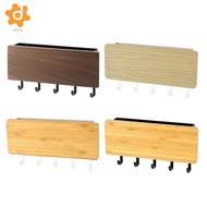 [utruiut0k] Large Mail Sorter Wall Mount Mail & Key Holder Organizer with Storage Shelf and 5 Key Ho