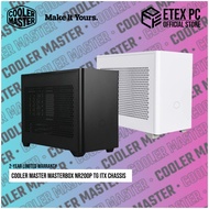 Cooler Master MasterBox NR200P TG ITX Chassis - Black / White # MCB-NR200P-KGNN-S00 / MCB-NR200P-WGN