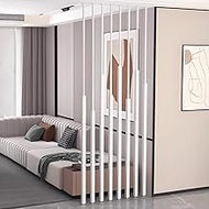 Snaweo 8 Pack Floor to Ceiling Wall Partition, Modern Wall Room Divider, Metal Wall Divider Post Roo