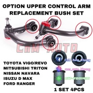 OPTION Original Upper Control Arm Aftermarket Replacement Bush 4x4 4WD Lift Up