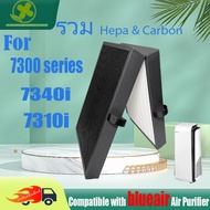 🚚 จัดส่งรวดเร็ว🚚สำหรับ แผ่นกรอง ไส้กรองอากาศ Blueair รุ่น 7300、7340i、7310i air purifier Filter Healt