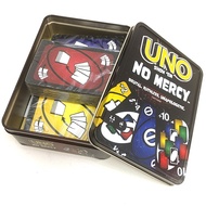 【Free shipping】 Board Games UNO H2O Game WaterProof Pressure Proof PVC Plastic Transparent Kids Toys
