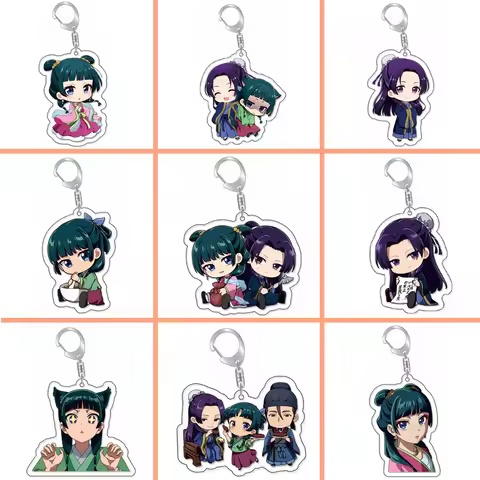 Anime The Apothecary Diaries Cute Maomao Maomi Keychain Cartoon Keyring Bag Tag Accessories Trendy G