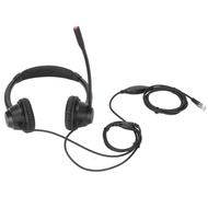 Sakurabc Desk Phone Headset RJ9 Office Supports Binaural Noise Cancellation