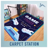 Cartoon Game Boy Controller Design Karpet Velvet Murah Hiasan Bilik Anak Alas Kaki Besar Gaming Room