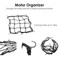 MOTUS Motorcycle Net Cargo Net Flexi Helmet Net Stretchable Cord Motor Bag Beg Motorsikal Luggage St