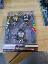 原裝MARVEL正義聯盟之擺設Q版公仔figer可發光