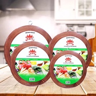 -ES TRADING READY STOCK- KBM High Quality Heavy Duty Wooden Round Chopping Board / Kitchen Cutting B