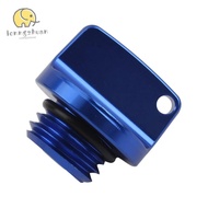 LONNGUVO Motorcycle Oil Cap, CNC Aluminum Oil Plug, Fastener Universal Engine Screw-On Engine Oil Ca
