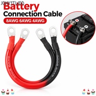 JONY1TWDD 1Pcs Battery Connection Cable, Soft Silicone M8 M10 Terminal Battery Connection Wire, Red 