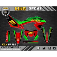 Decal KLX BF KLX OLD KLX S DECAL KX CUSTOME DECAL KLX BF 150L 21