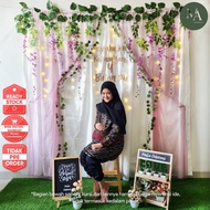 Produk Dekorasi Syukuran Tasyakuran Backdrop 4 7 Bulanan PhotoBooth
