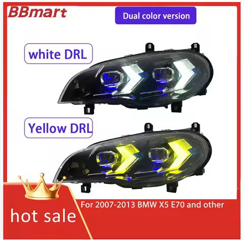 Applicable to 2007-2013 BMW X5 E70 headlights with arrow dual-mode daytime running lights