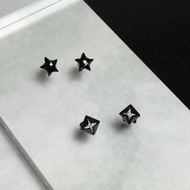 情人套裝【Goody Bag】黑色系列 | 鑽石+星星耳環套裝 | 限量10
