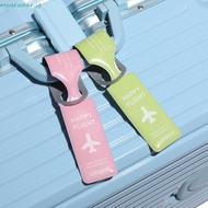 MUSEWEAR PVC Luggage Tag, Information Card Baggage Name Tags Airplane Suitcase Tag, Aircraft Consign