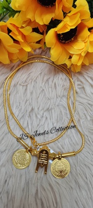 Gold Plated Thali Set with ThaliKodi Chain [Not 916] Lenght 24"💕