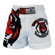 กางเกงขาสั้นระบายอากาศฝึกมวยไทยมวยเสือ MMA แมตช์การชกมวยเสือหมอบเสื้อผ้าลายไทยมวยไทย Mma