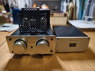 日本製 Elekit TU-875 真空管前級擴大機 帶MM/MC唱頭放大連線性電源出售