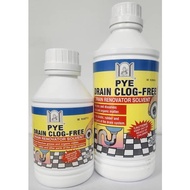 PYE DRAIN CLOG FREE DRAIN RENOVATOR SOLVENT