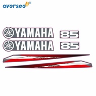 For Yamaha 85hp 2T Outboard Graphics/Sticker Kit Anti-UV Top Cowling Not Fade