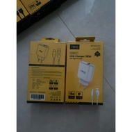 RexiOne Charger usb CO30-C 18w type C cable fast charging