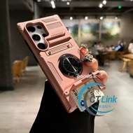 Thick Armor Shock-Resistant Card Rotatable Ring Bracket Suitable For Samsung S26 S25FE S24Ultra Phon