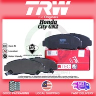 Honda City GN2 T00 Front Brake Pad , Disc Brake Pads TRW ATEC [Original] 2020-2025