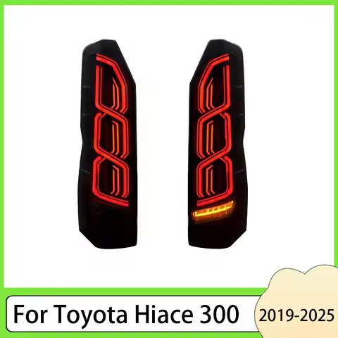 for Toyota Hiace 300 Tail Lights Rear Light 2019 2025 Taillight Rear Lamp Upgrade Turn Signal Tailli