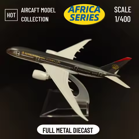 Scale 1:400 Metal Airplane Replica 15cm Jordanian Africa Airlines Aircraft Model Aviation Diecast Co