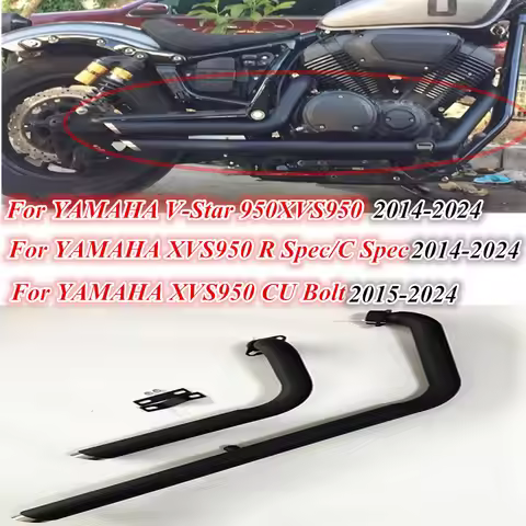 Motorcycle exhaust complete exhaust system with DB killer, For Yamaha V-Star XV950 Bolt XVS950 R Spe