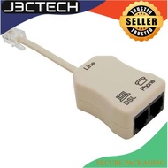 Phone jack splitter, DSL line splitter filter for phone line RJ11 6P4C RJ11 6P2C RJ11 connector