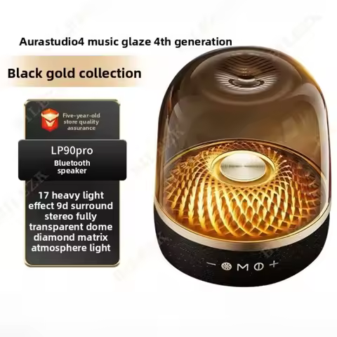 2025 New LP90 Pro Bluetooth Speaker: Upgraded Outdoor Portable Sound w/ Aura Glass Design (Prime Day