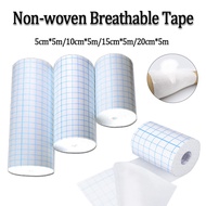 1Roll Non-woven Tape Adhesive Breathable Patches Bandage Hypoallergenic Wound Dressing Fixation Tape