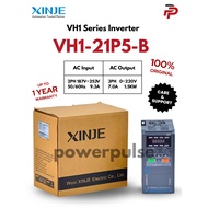 【100% Original + 1 Year Warranty】XINJE VH1-21P5-B Inverter | 1.5KW (2HP) 220V Dual-Phase Input VFD