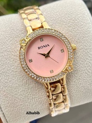 BONIA Date Jam Tangan Wanita Stainless Steel Rosegold Ladies Luxury Women Watches with Paper Complet