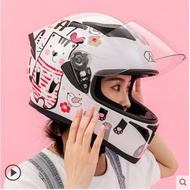 [Clear Stock] [Girl] Full Face Helmet Motorcycle &amp; Motor Dirt Bike Motorcross &amp; Heavy Motorcycle Helmet L Size 57-60CM (Girl Helmet / Pink)