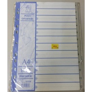 Premier Index Divider Plastic 1-12