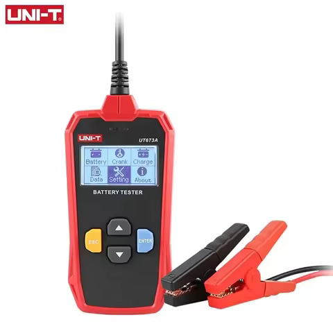 UNI-T Car Battery Tester UT673A UT675A 12V 24V DC Load Tester Capacity Meter Battery Checker Chargin