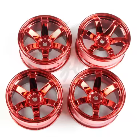 1/10 On-Road Drift Sports Car 52*26MM Plating Wheel Hub 1.9Inch Climb Car Wheel Rim For HSP Tamiya H