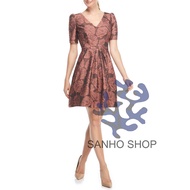 GII Meets GIam Brown Floral Dress