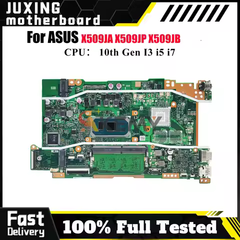 X509JA Laptop Motherboard For ASUS P1510CJA A509J X509JP F509J X409J X509JB Mainboard 10th Gen I3 i5