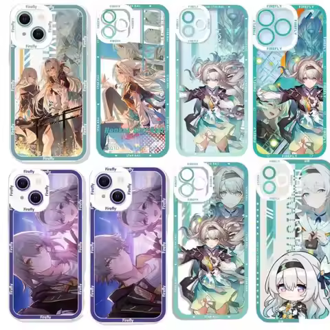 Honkai Star Rail Firefly Couple Case for Iphone 15 Pro Max 11 12 13 14 Pro Max 6 6S 7 8 Plus 13 Mini