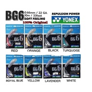 YONEX BADMINTON STRINGS CODE SP BG6 BG 6 HOLOGRAM GOLD 100% GOLD