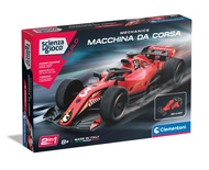 Clementoni - Supercar Model Kit - Racing Car - Science and Game Build, Car F1 Red for Building, Mech